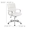Flash Furniture White LeatherSoft Office Chair BT-20595M-2-WH-GG - alternate 10